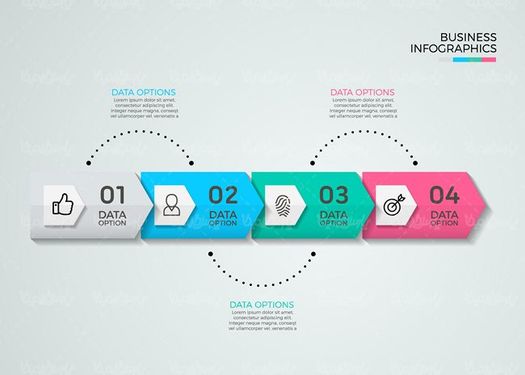 وکتور اینفوگرافی گرافیکی وکتور اینفوگرافی رنگی وکتور اینفوگرافی سه بعدی11