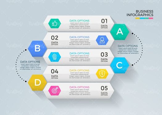 وکتور اینفوگرافی گرافیکی وکتور اینفوگرافی رنگی وکتور اینفوگرافی سه بعدی12