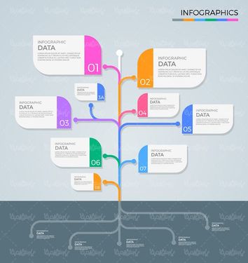 وکتور اینفوگرافی گرافیکی وکتور اینفوگرافی رنگی وکتور اینفوگرافی سه بعدی13
