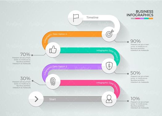 وکتور اینفوگرافی گرافیکی وکتور اینفوگرافی رنگی وکتور اینفوگرافی سه بعدی14