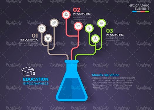 وکتور اینفوگرافی گرافیکی وکتور اینفوگرافی رنگی وکتور اینفوگرافی سه بعدی22