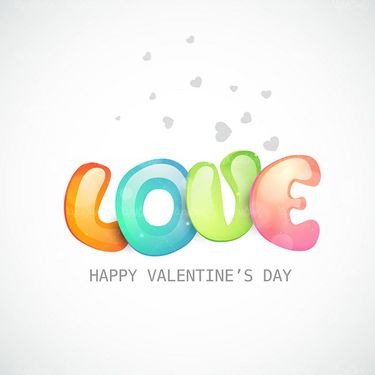 وکتور عشق وکتور love سه بعدی  وکتور طرح ولنتاین