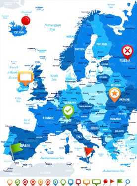 وکتور نقشه جهان وکتور نقشه دنیا وکتور نقشه کره زمین13