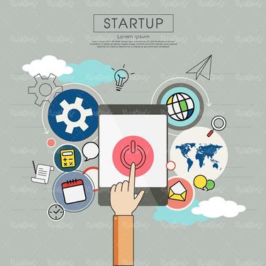 وکتور چرخ دنده وکتور نقشه دنیا وکتور موشک کاغذی