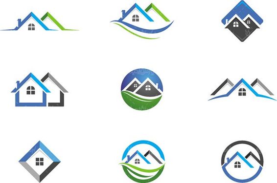 وکتور لوگو خانه وکتور آرم خانه وکتور لوگو مشاور املاک