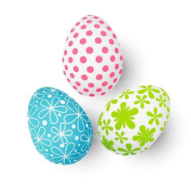 وکتور تخم مرغ رنگی وکتور طرحی روی تخم مرغ 10