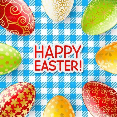 وکتور تخم مرغ رنگی وکتور طرحی روی تخم مرغ 11