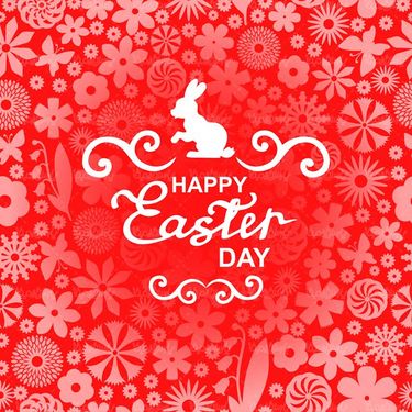 وکتور تخم مرغ رنگی وکتور خرگوش وکتور بکگراند رنگی2