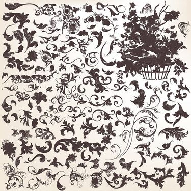 وکتور پس زمینه گل وکتور بک گراند گل وکتور پس زمینه گل و بوته 4