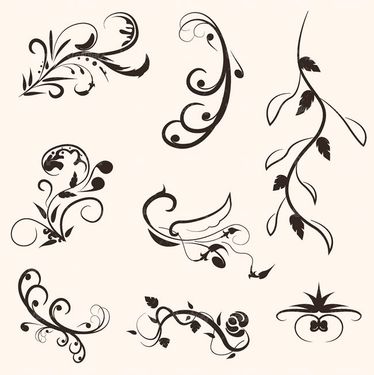 وکتور پس زمینه گل وکتور بک گراند گل وکتور پس زمینه گل و بوته 6