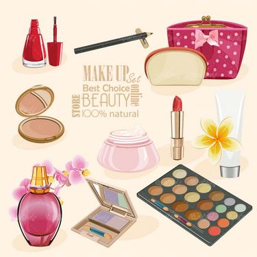 وکتور لوازم آرایش وکتور رژلب وکتور ریمل وکتور فر مژه10