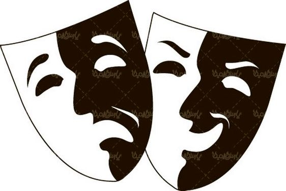 وکتور ماسک وکتور نقاب وکتور تئاتر