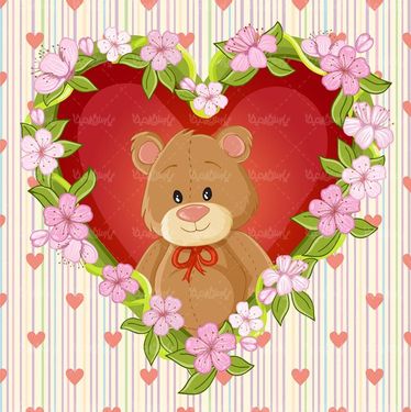 وکتور کادر قلبی وکتور قاب قلبی وکتور حاشیه گل و برگ