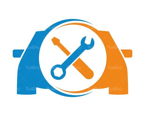 وکتور لوگو تعمیرگاه خودرو وکتور لوگو مکانیکی وکتور اتوسرویس3