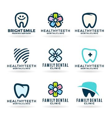 وکتور لوگو دندان وکتور آرم دندان وکتور لوگو دندان پزشکی