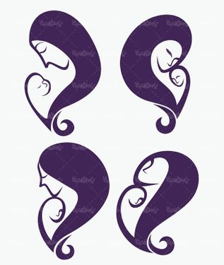 وکتور مادر وکتور کودک وکتور مهر مادری وکتور زنان و زایمان2