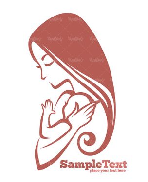 وکتور مادر وکتور کودک وکتور مهر مادری وکتور زنان و زایمان35