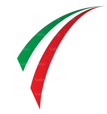 وکتور پرچم ایران  وکتور پرچم روبانی وکتور موج پرچم