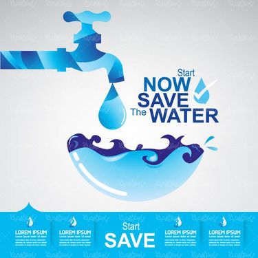 وکتور قطره آب وکتور قطرات باران وکتور چکه کردن شیر آب