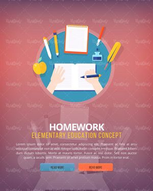 وکتور تکالیف خانه وکتور مشق شب وکتور تمرین درسی خانه
