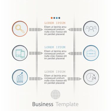 وکتور ایفوگرافی گرافیکی وکتور اینفوگرافی رنگی4