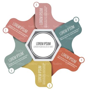 وکتور ایفوگرافی گرافیکی وکتور اینفوگرافی رنگی49