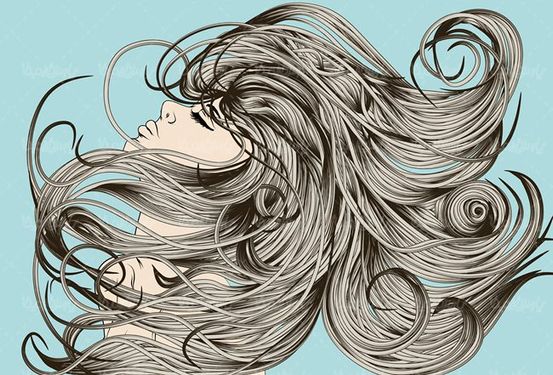 وکتور سالن آرایش وکتور سالن زیبایی وکتور چهره دختر6