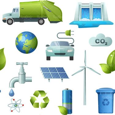 وکتور  ماشین حمل زباله, وکتور سد ,وکتور ماشین برقی, وکتور لامپ کم مصرف4