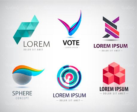 وکتور لوگو روبان وکتور لوگو  کسب کار وکتور لوگو پیشرفت وکتور لوگو دایره ای1