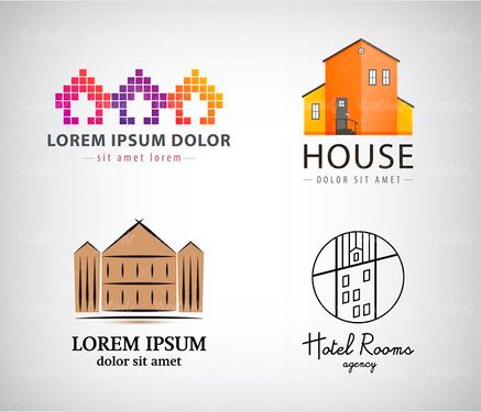 وکتور لوگو ساختمان وکتور لوگو مشاور املاک وکتور لوگو بنگاه مسکن2