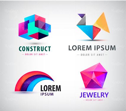 وکتور لوگو رنگی وکتور لوگو سه بعدی وکتور لوگو گرافیکی وکتور لوگو دایره ای25