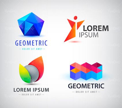 وکتور لوگو رنگی وکتور لوگو سه بعدی وکتور لوگو گرافیکی وکتور لوگو دایره ای26