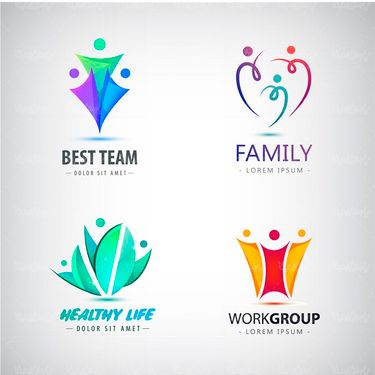 وکتور لوگو فامیل وکتور لوگو خانواده وکتور لوگو گروه کاری