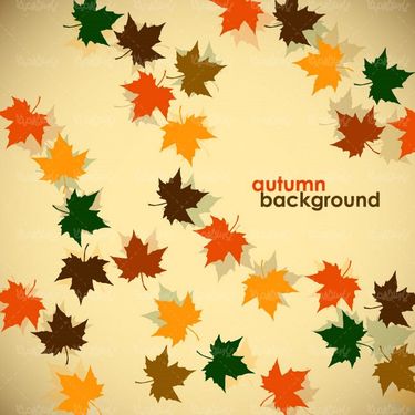 وکتور بک گراند پاییزی وکتور پس زمینه برگ پاییزی18