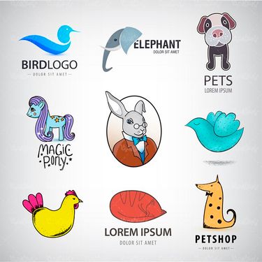 وکتور لوگو حیوانات وکتور لوگو فروشگاه حیوانات وکتور لوگو فیل