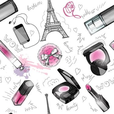 وکتور لوازم آرایش وکتور ریمل وکتور پنکک