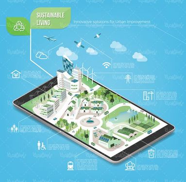 وکتور موبایل وکتور ارتباطات وکتور ساختمان