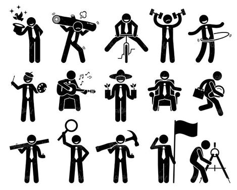 وکتور شعبده باز وکتور نوازنده وکتور نقاش