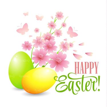 وکتور تخم مرغ عید نوروز وکتور شکوفه بهاری