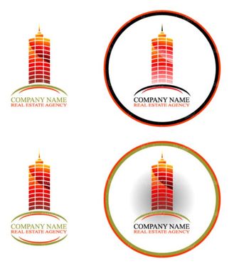 وکتور لوگو برج وکتور لوگو آسمان خراش