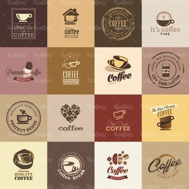 وکتور لوگو قهوه وکتور لوگو کافی شاپ