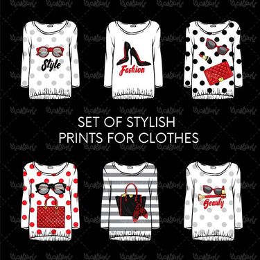 وکتور گالری پوشاک زنانه وکتور بلوز زنانه