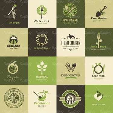 وکتور لوگو خوشه گندم وکتور لوگو رستوران