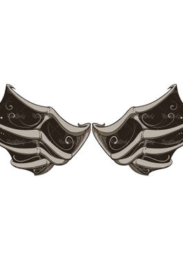 وکتور پر پرنده وکتور بال پرنده