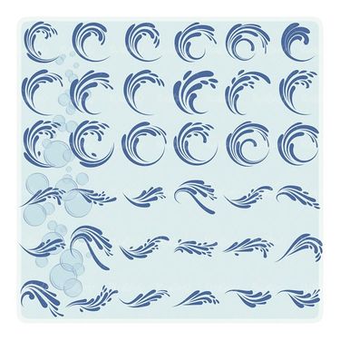 وکتور موج آب وکتور پاشش آب