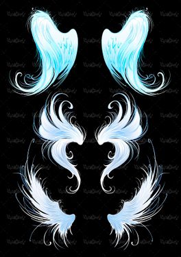 وکتور پر پرنده وکتور بال پرنده