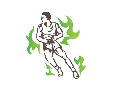 وکتور ورزش وکتور ورزشکار