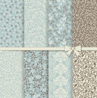 وکتور  بک گراند گل و بوته   وکتور کاغذ دیواری