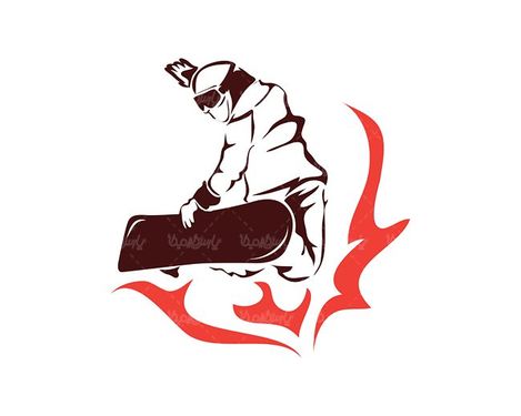 وکتور ورزش وکتور اسنوبرد