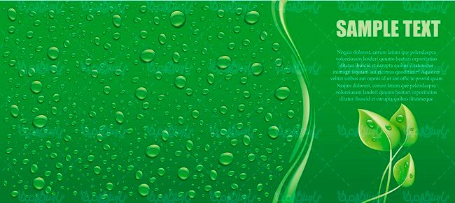 وکتور بک گراند شبنم وکتور قطره آب